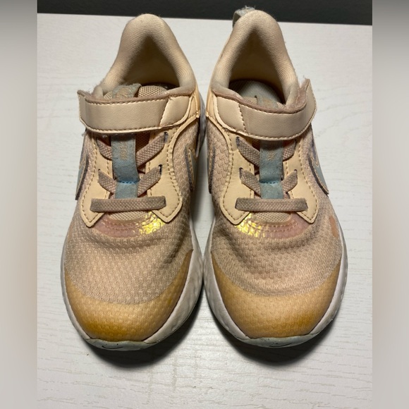 Nike Revolution Toddler Velcro Running Sneakers Size 10.5 - Picture 2 of 8